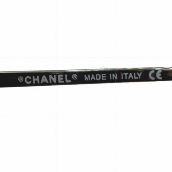 🍒 RARE Chanel Vintage Sunglasses Rhinestone CC Logo Rimless Gradient Iridescent - Picture 9 of 11